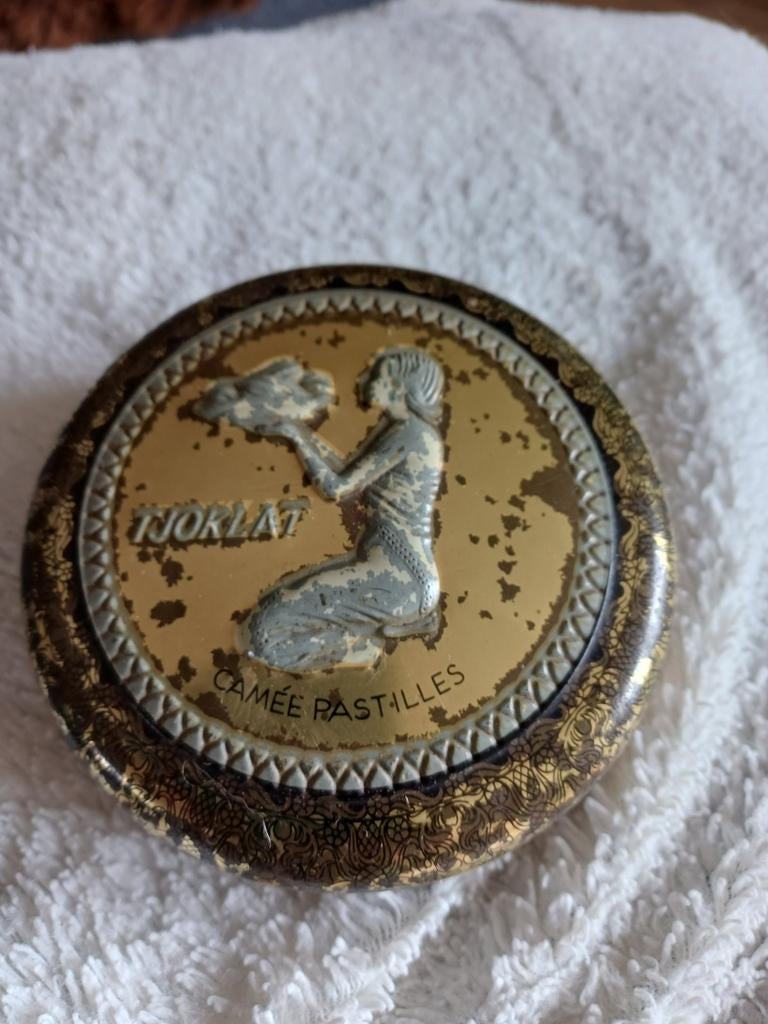 Oud blikje Tjoklat Camée Pastilles, Ophalen of Verzenden
