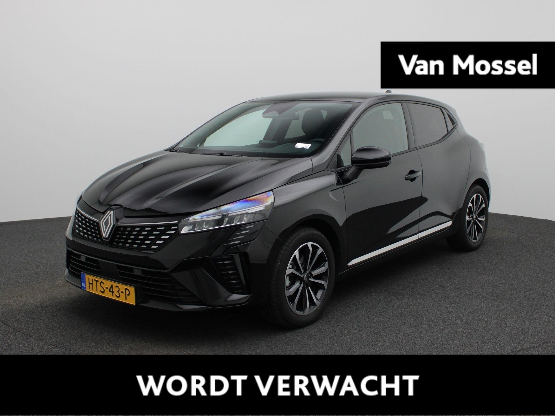 Renault Clio 1.6 E-Tech Full Hybrid 145 techno | Navigatie |, Euro 6, Leder en Stof, Zwart, Origineel Nederlands
