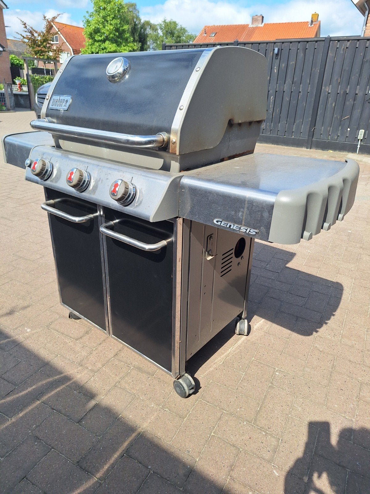 Weber Genesis gasbbq met 3 pitten, Ophalen, Gebruikt, Weber