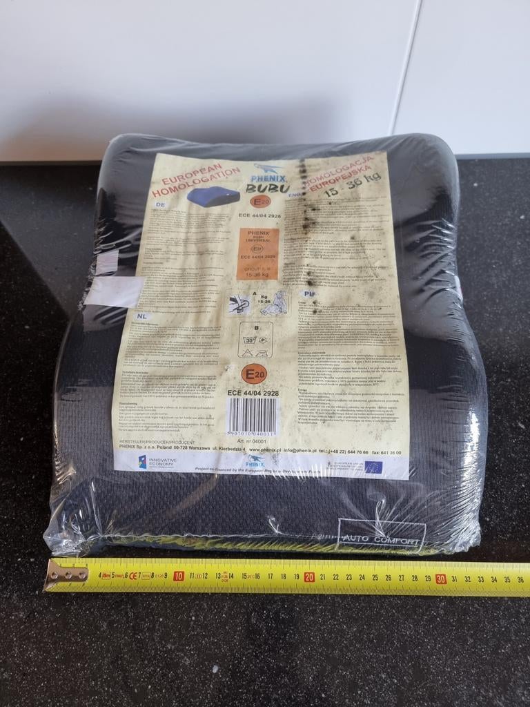Bubu Smalle Zitverhoger - Ideaal voor Achterbank, Kinderen en Baby's, Overige merken, Autogordel, 15 t/m 36 kg, Nieuw