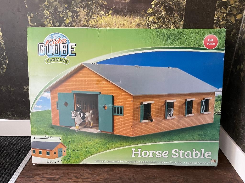 Kids Globe Paardenstal met 7 boxen, 1:24 Nieuw, Kinderen en Baby's, Speelgoed | Houten speelgoed, Ophalen, Nieuw, Overige typen