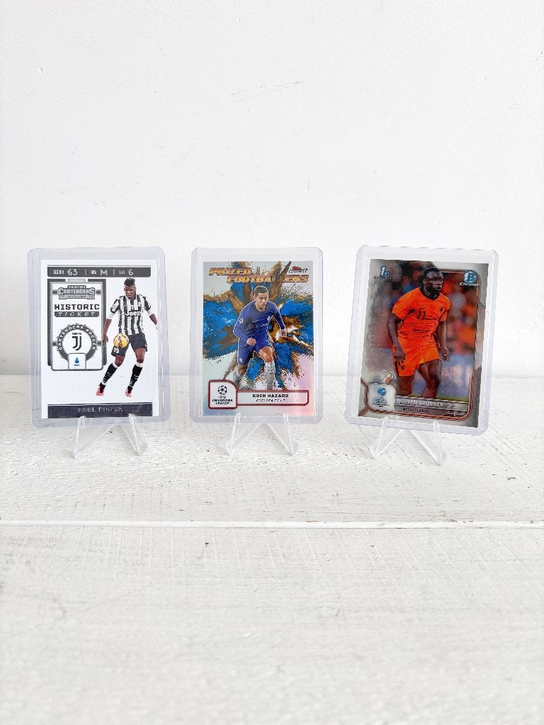3x kaarten - Hazar, Pogba, Brobbey, Ophalen of Verzenden, Zo goed als nieuw, Meerdere plaatjes