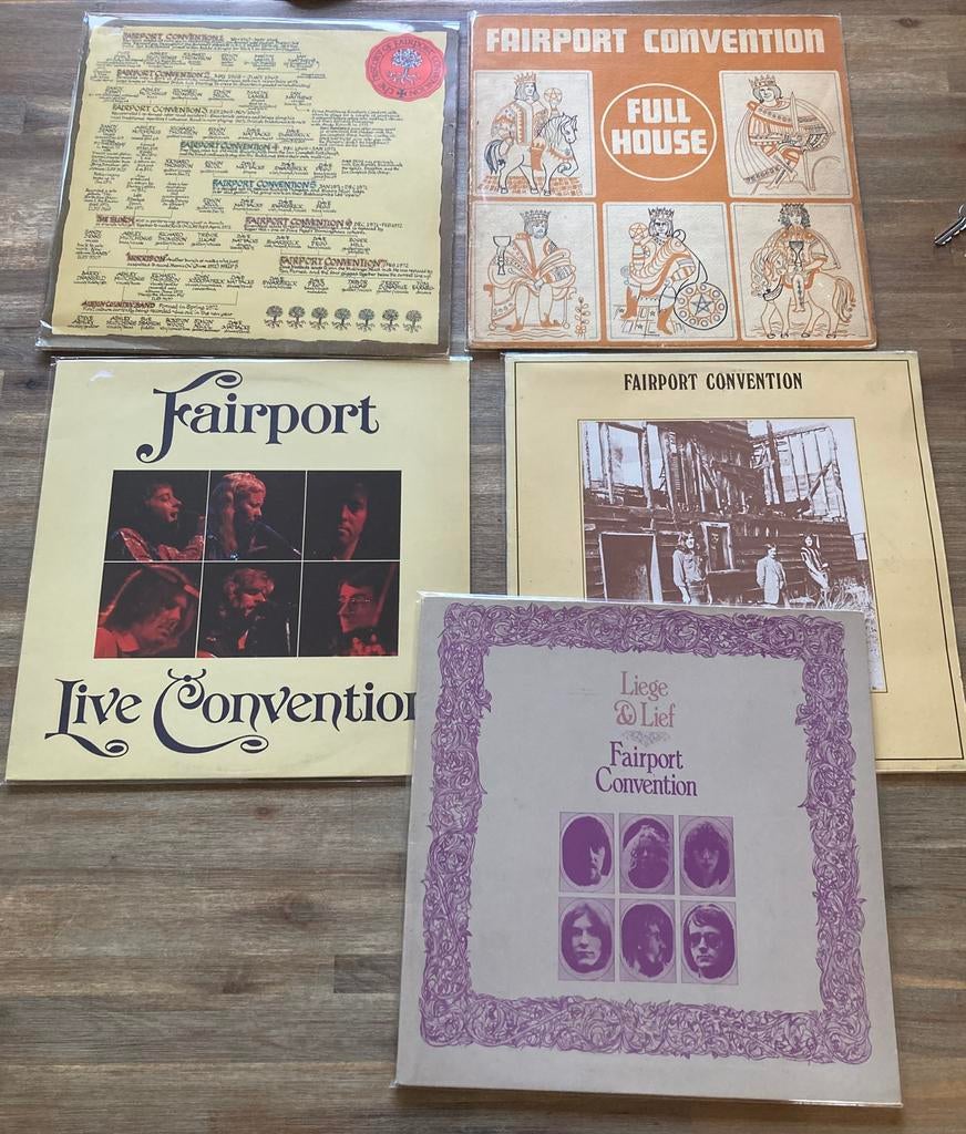 Collectie 5 LPs Fairport Convention - Liege And Lief, Ophalen of Verzenden, Zo goed als nieuw, 12 inch