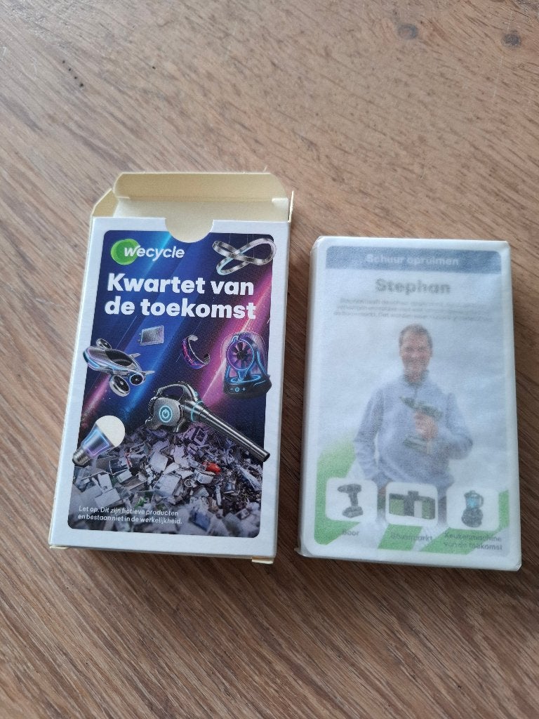 Wecycle kwartetspel – Kwartet van de toekomst – nieuw, Ophalen of Verzenden, Nieuw, Kwartet(ten)