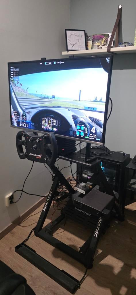 Next Level Racing Wheel Stand 2.0 + optioneel Samsung TV, 1 speler, Racen en Vliegen, Ophalen of Verzenden, Zo goed als nieuw