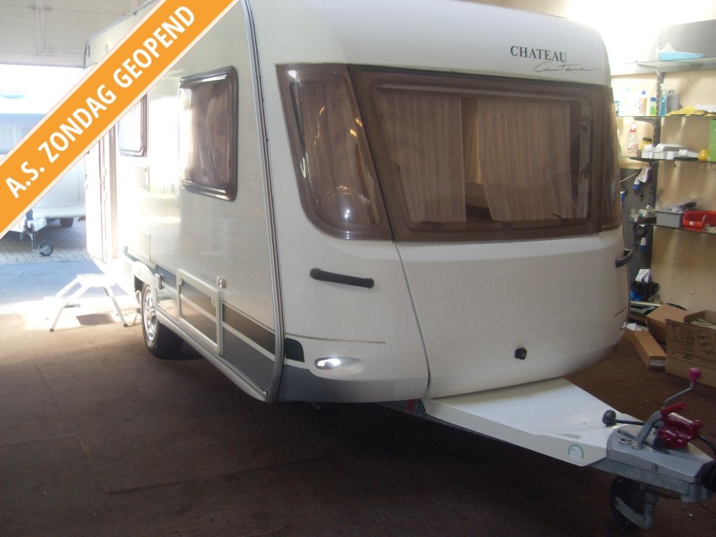 Chateau Cantara 450 EU met enkele bedden (ook zondag open), Caravans en Kamperen, Chateau, Bedrijf, Treinzit, 4 tot 5 meter
