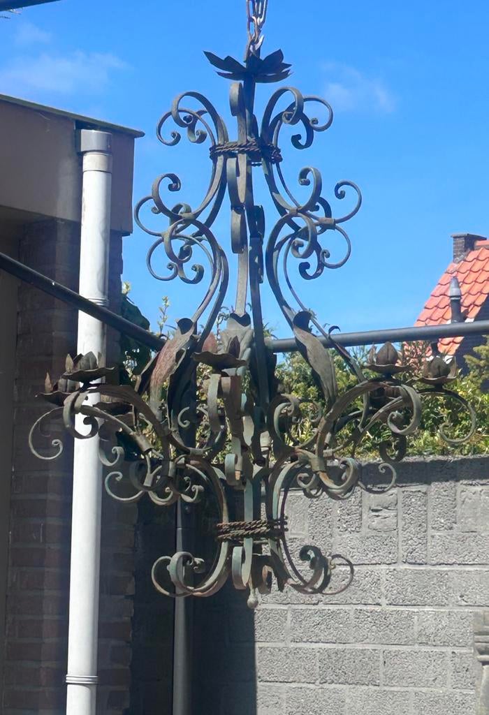 Hele stoere grote kroonluchter, Ophalen, Gebruikt