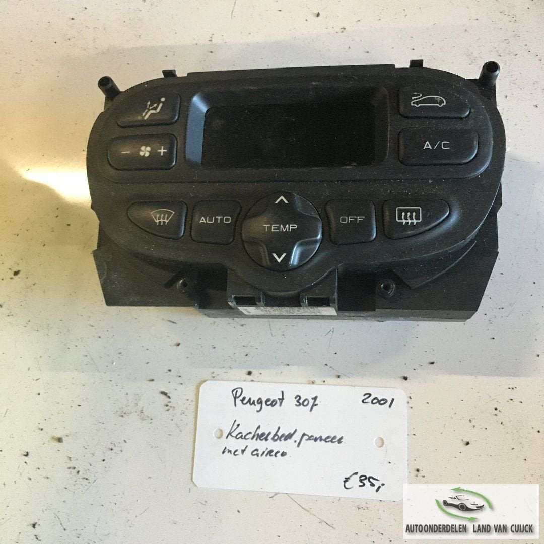 Peugeot 307   2001  Kachelbedineingspaneel met airco, Gebruikt, -, -, Ophalen of Verzenden