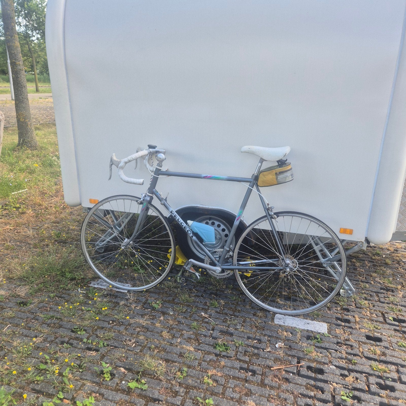 opknap racefiets lees de advertentie, Ophalen