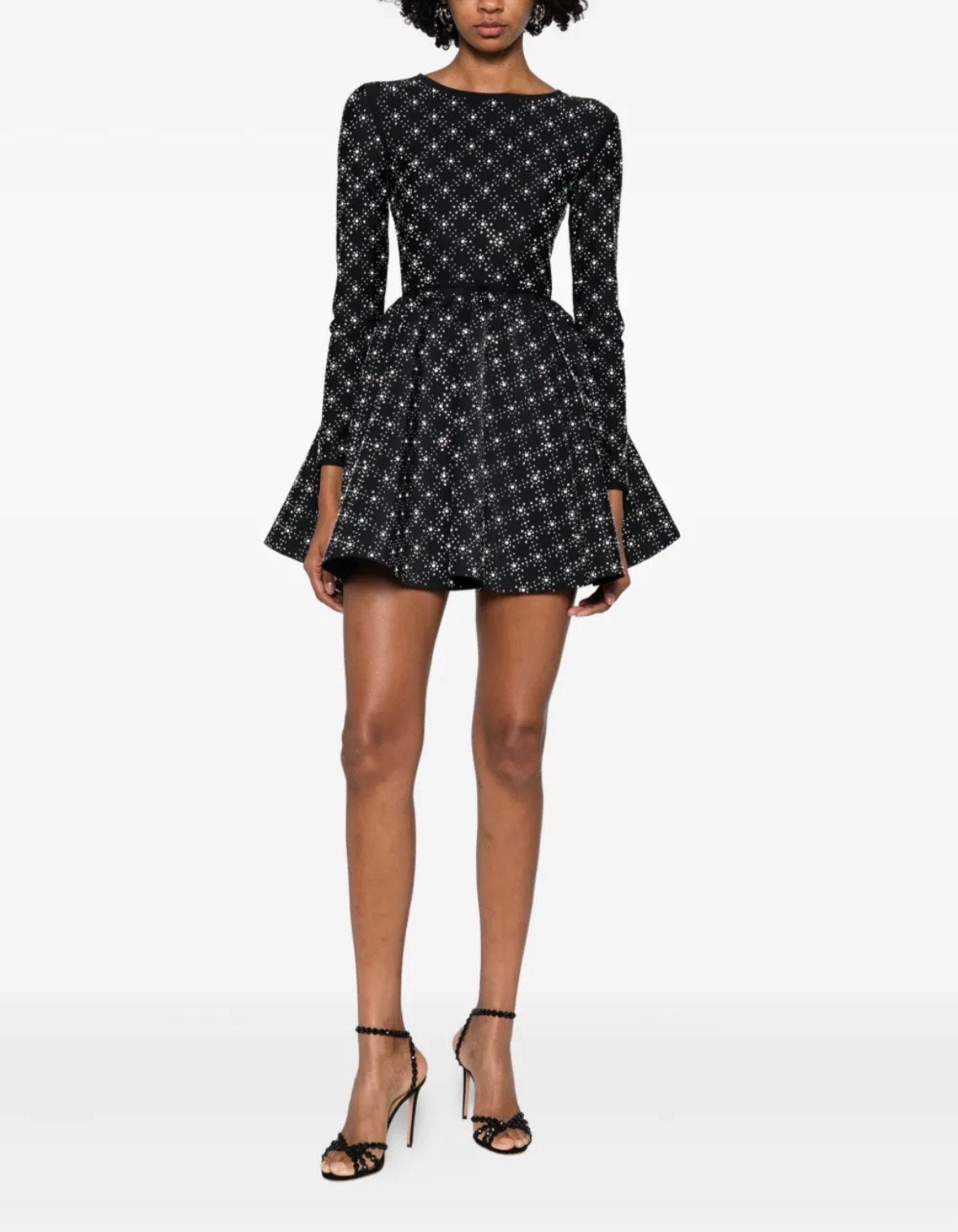 Pearl& rhinestone dress maje 34/36, Kleding | Dames, Zwart, Ophalen of Verzenden, Maat 34 (XS) of kleiner, Boven de knie