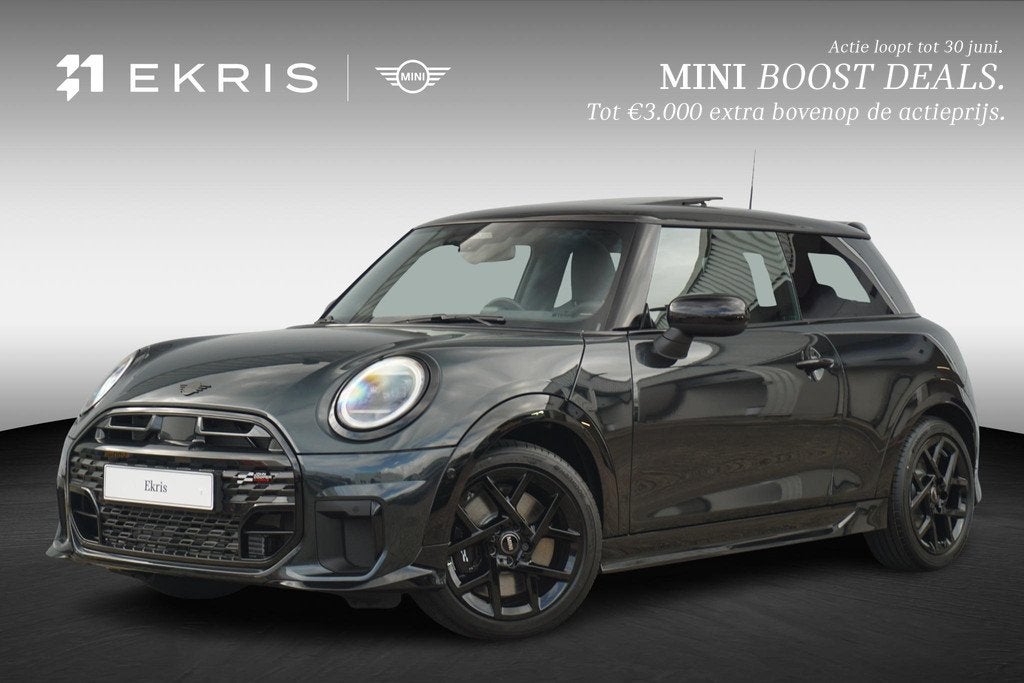 MINI 3-Deurs Cooper C John Cooper Works Trim | Pakket M, Auto's, Mini, Stof, Stuurwielverwarming, 156 pk, Bedrijf