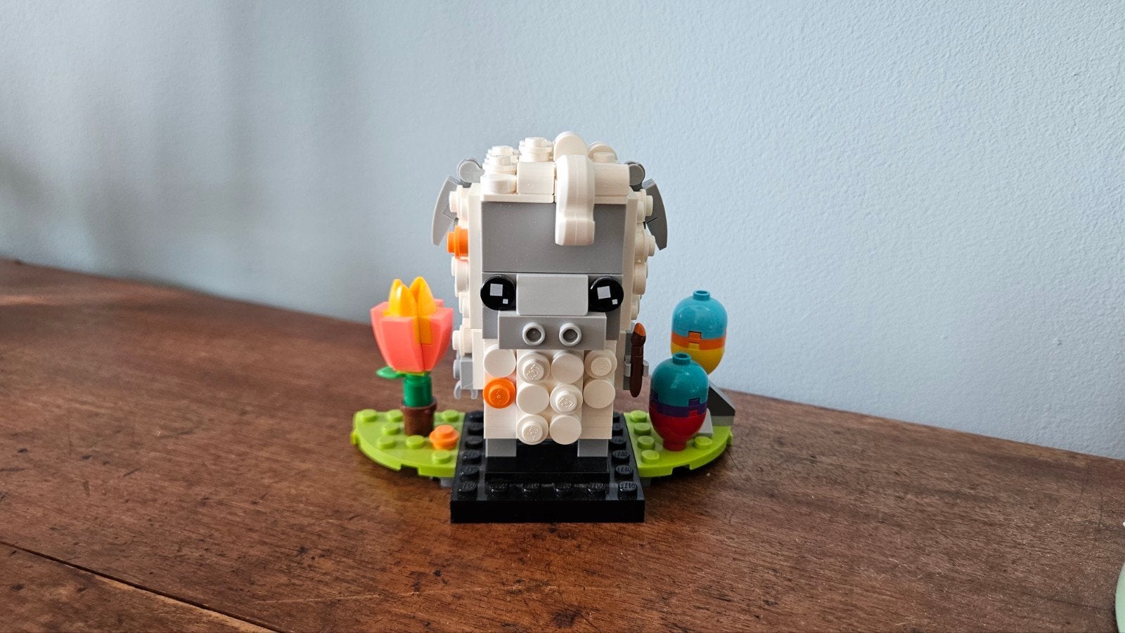 LEGO Brickheadz schaap pasen 40380 - compleet, BrickHeadz, Lego, Ophalen of Verzenden, Zo goed als nieuw
