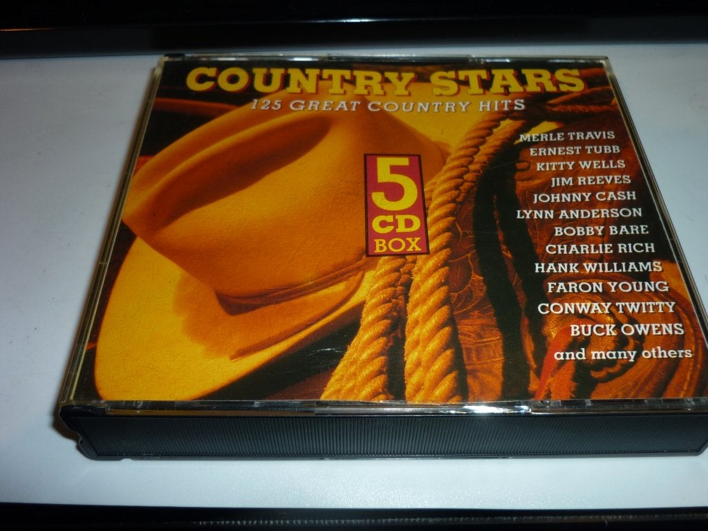 Country Stars de cd boxset 5 cd's 125 great country hits, Verzenden, Zo goed als nieuw