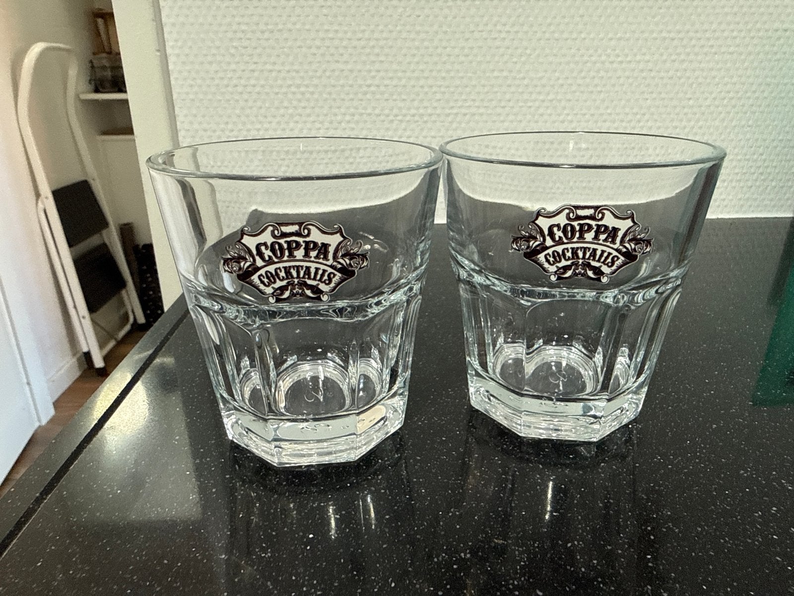Coppa Cocktails Glazen - Set van 2, Ophalen, Zo goed als nieuw, Overige merken, Glas