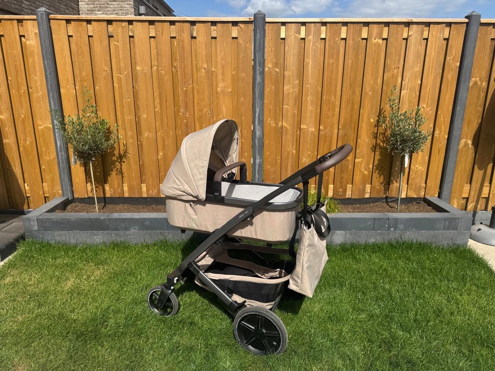 BIEDEN VANAF 700! Joolz Geo 3 (Sandy taupe)met extra’s!, Ophalen, Zo goed als nieuw, Combiwagen, Duowagen
