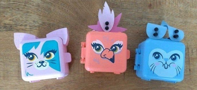 3x LEGO Friends Speelkubus compleet!, Compleet, Lego, Friends, Ophalen of Verzenden