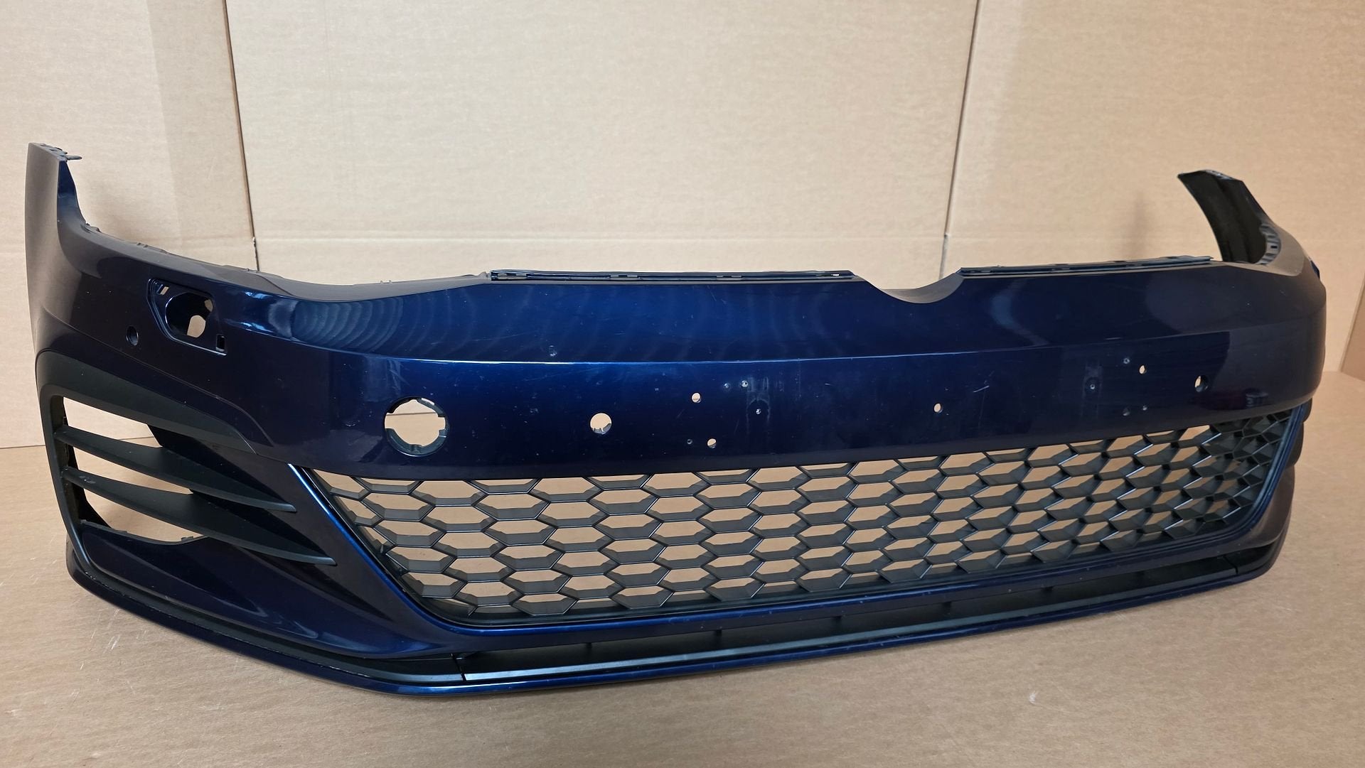 Voorbumper Volkswagen Golf 7 VII 7.5 4xPDC KLS GTI GTD VW, Gebruikt, -, Voor, Ophalen of Verzenden