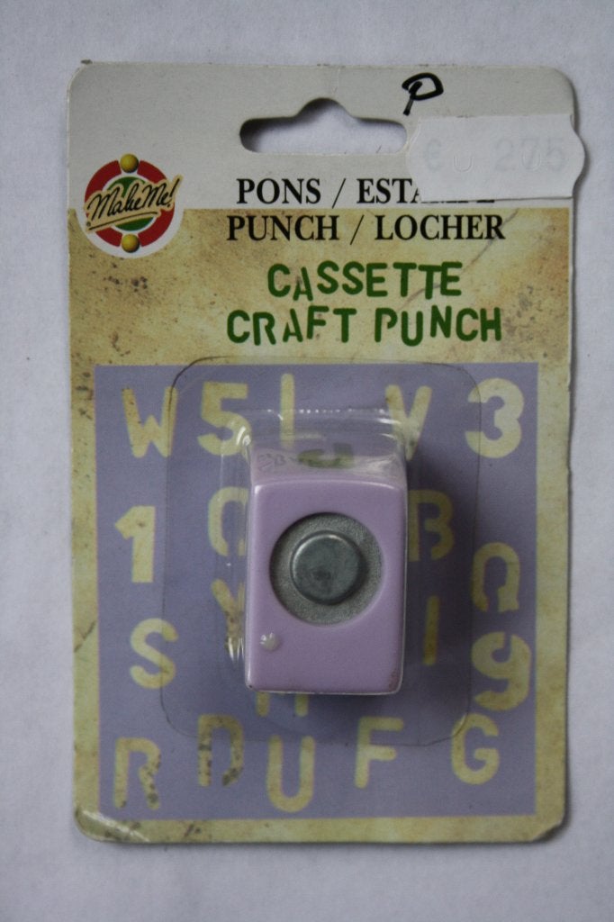Make me cassette craft punch p, Verzenden, Nieuw, Overige thema's, Pons of Mal