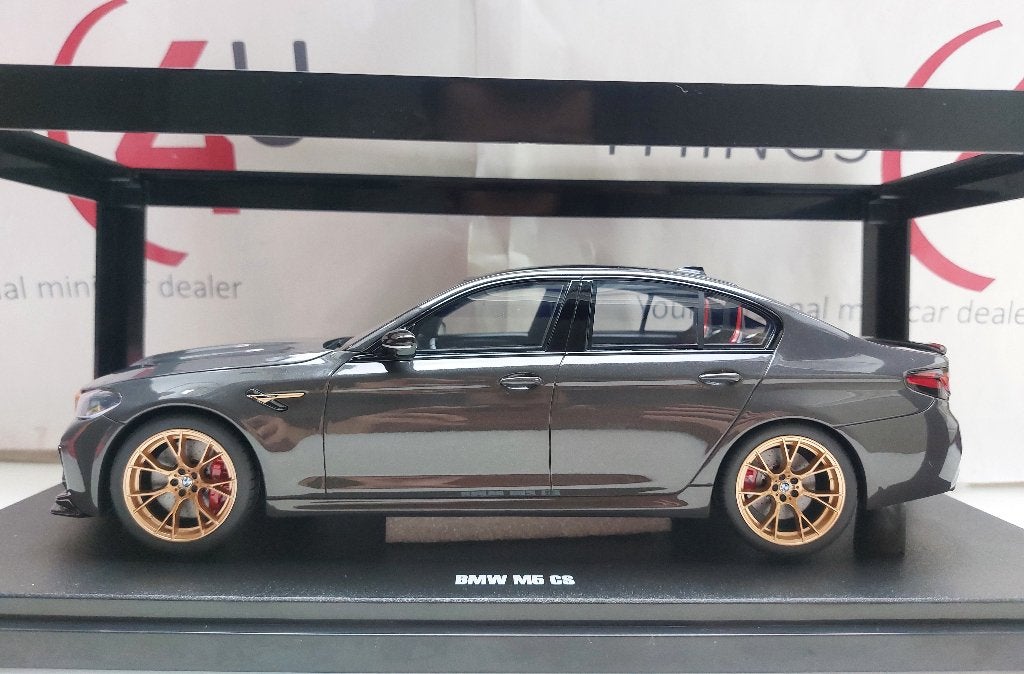 GT Spirit 1:18 BMW M5 F90 CS 2021 grijs metallic nieuw, Ophalen of Verzenden, Nieuw, Auto, Overige merken