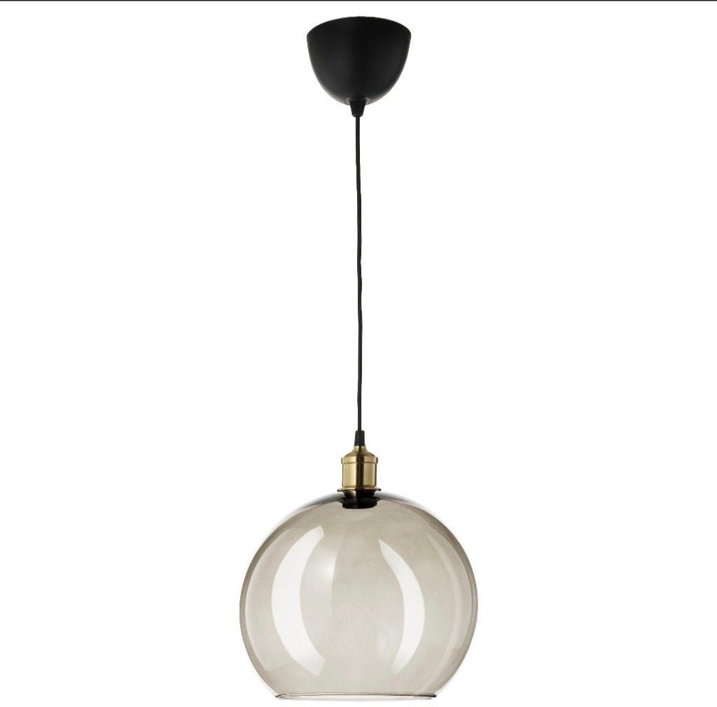 Hanglamp, Huis en Inrichting, Ophalen, Zo goed als nieuw, Glas, E27 (groot)