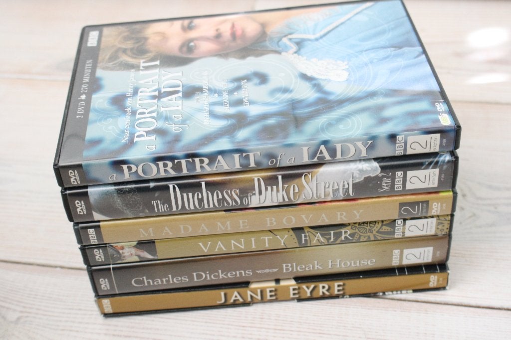 6x BBC series: Jane Eyre Duchess of Dukestreet Madame Bovary, Alle leeftijden, Nederlands, Drama, Ophalen of Verzenden