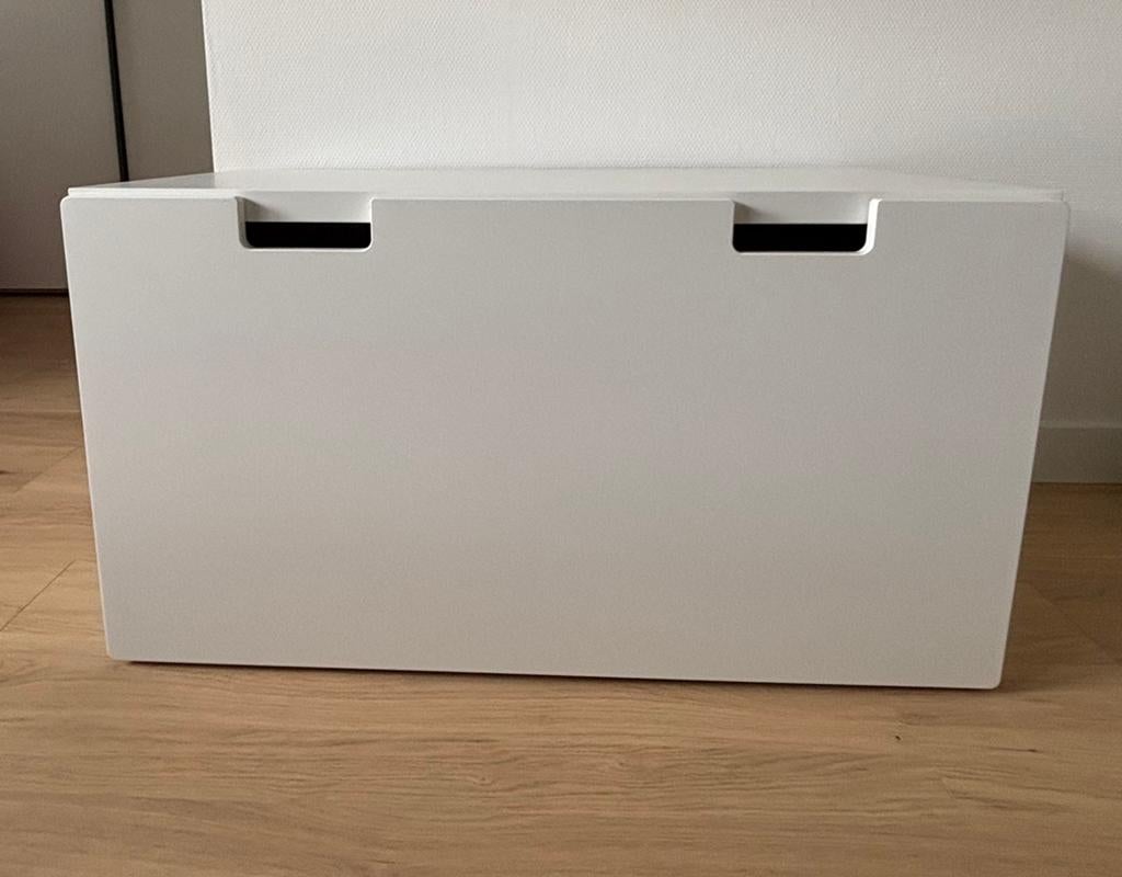 Opbergbank/ kist  met lade (wit), Ophalen, Overige materialen, 50 tot 100 cm, Zo goed als nieuw