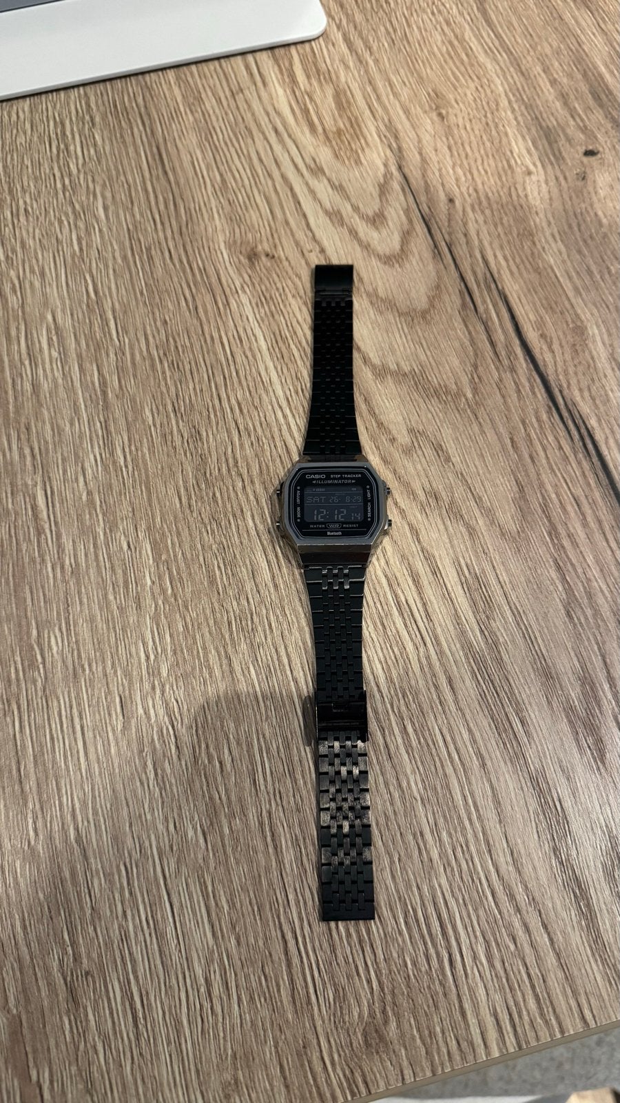 Casio ABL-100 Tracker Illuminator Horloge - Zwart, Sieraden, Tassen en Uiterlijk, Horloges | Heren, Casio, Gebruikt, Staal, Polshorloge