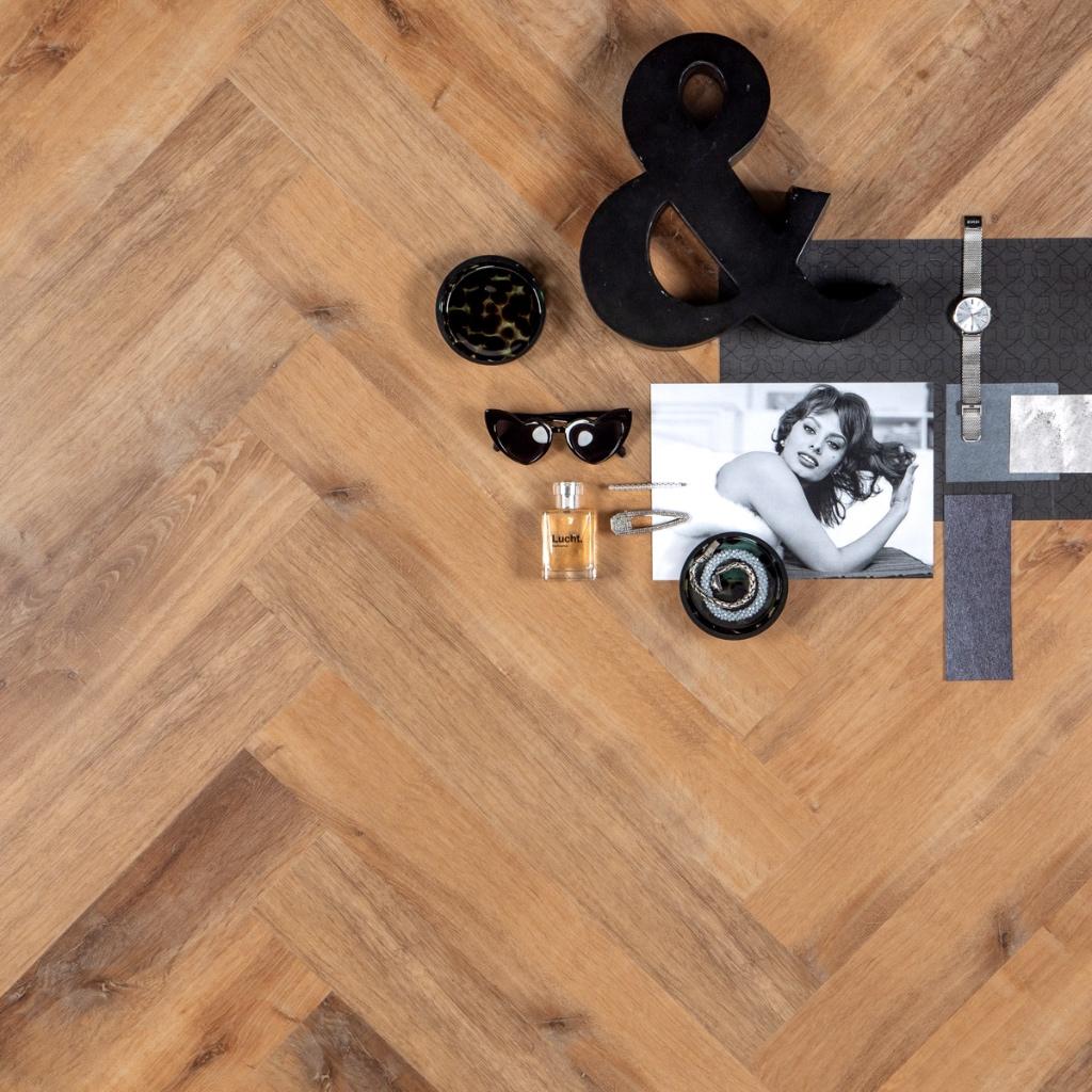 ACTIE OTIUM Visgraat of Rechte plank PVC vloer nu €19,95p/m, Ophalen, 50 tot 150 cm, Overige typen, Nieuw