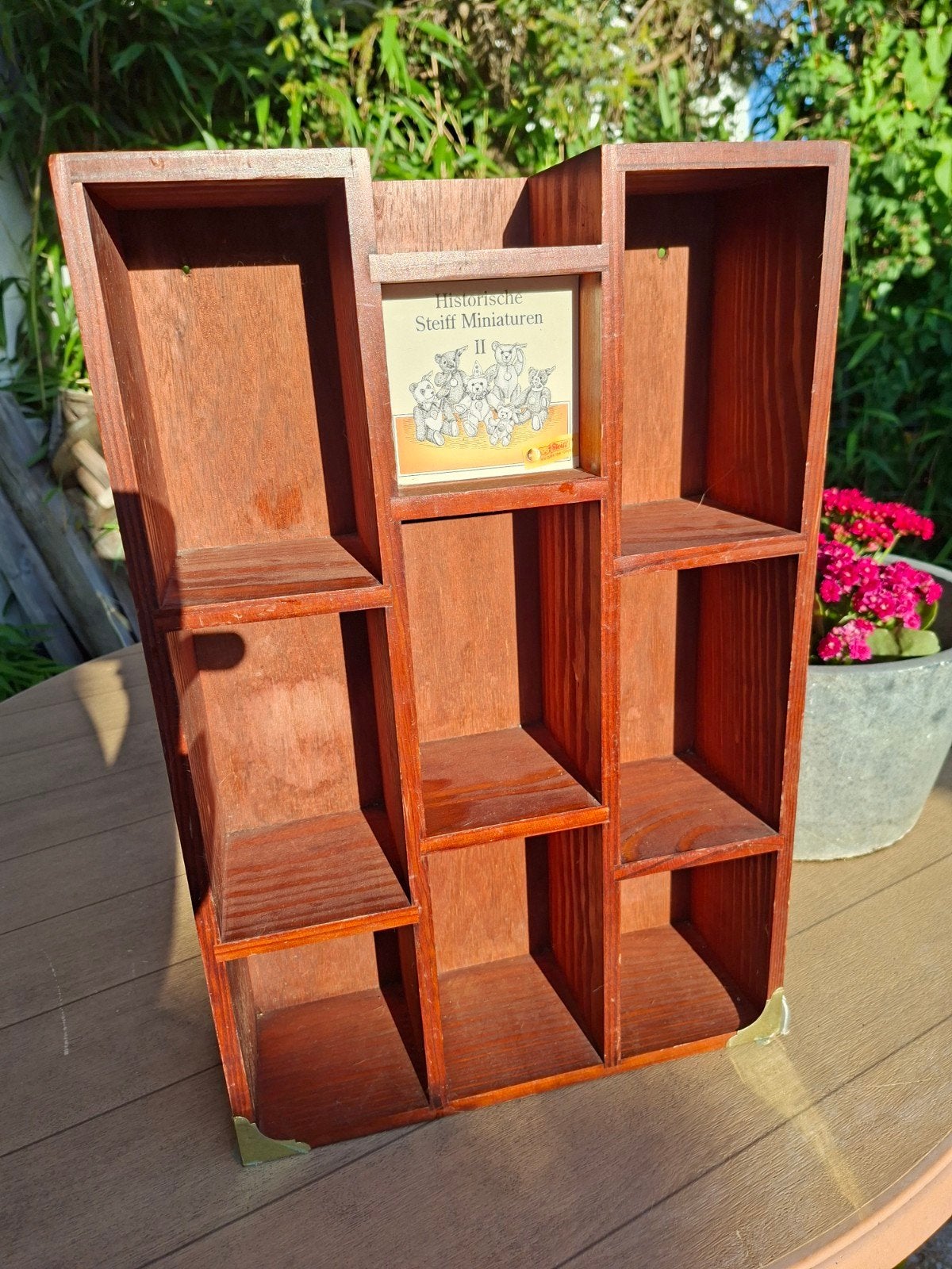 Vintage brocante STEIFF display kast kist, Ophalen of Verzenden