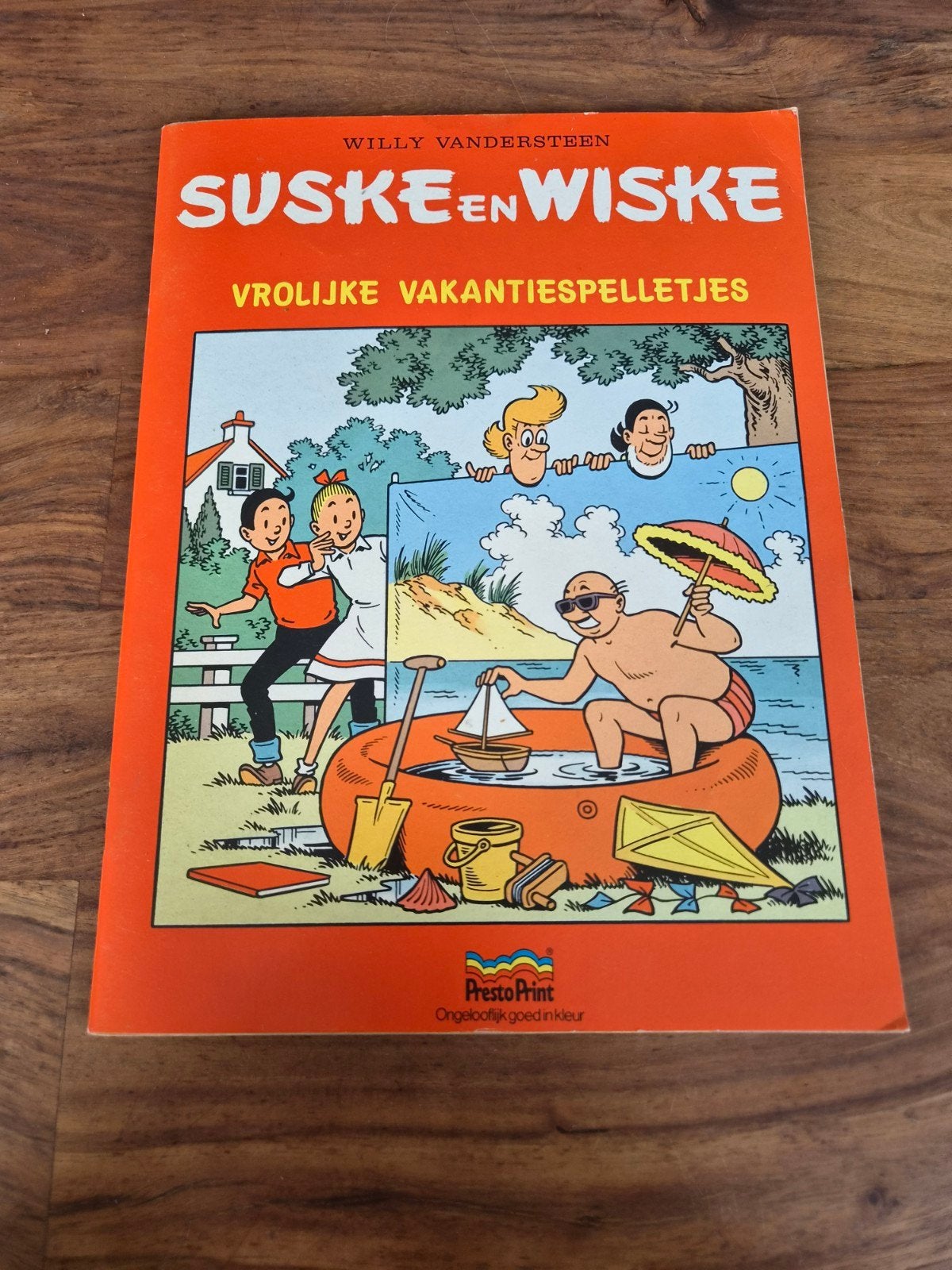 Suske en Wiske Vrolijke Vakantiespelletjes 1988 ZGAN, Ophalen of Verzenden, Zo goed als nieuw, Willy Vandersteen
