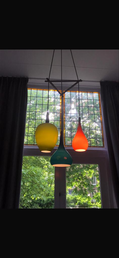 Hanglamp Fog & Morup Holmegaard, Huis en Inrichting, Ophalen of Verzenden, Zo goed als nieuw, Glas, Minder dan 50 cm