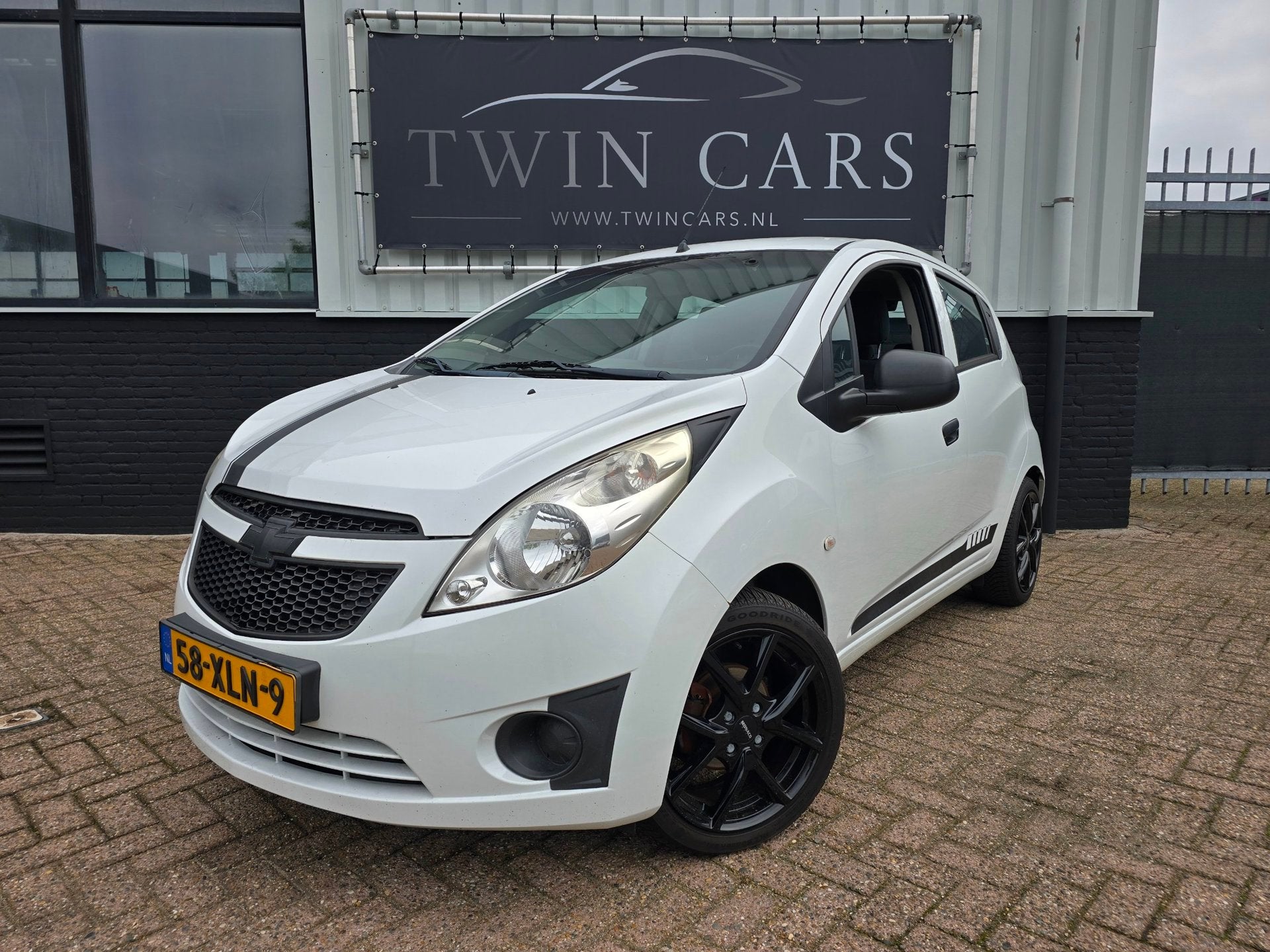 Chevrolet Spark 1.0 16V LS Bi-Fuel LPG Airco, Auto's, Voorwielaandrijving, Euro 5, Stof, Zwart