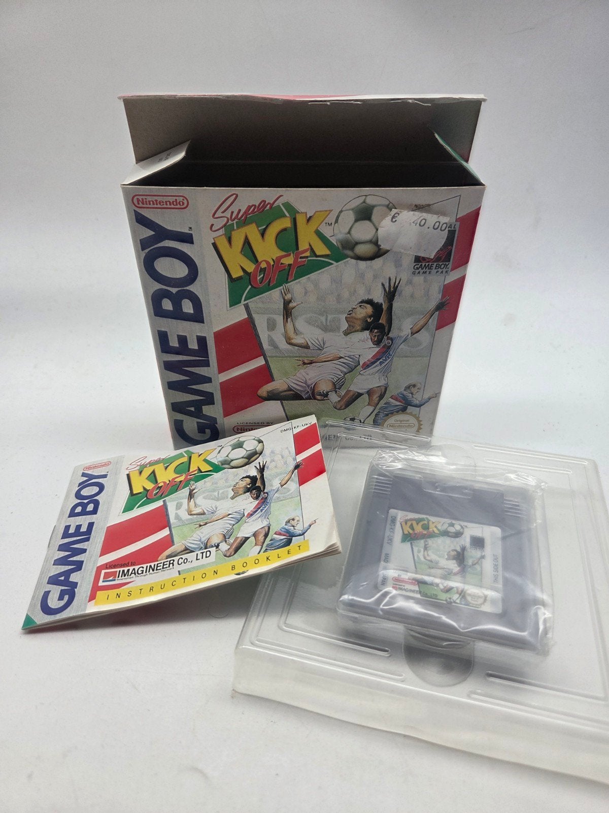 Super Kick Off Game Boy - Compleet met doos en handleiding, Spelcomputers en Games, Games | Nintendo Game Boy, Gebruikt, 1 speler
