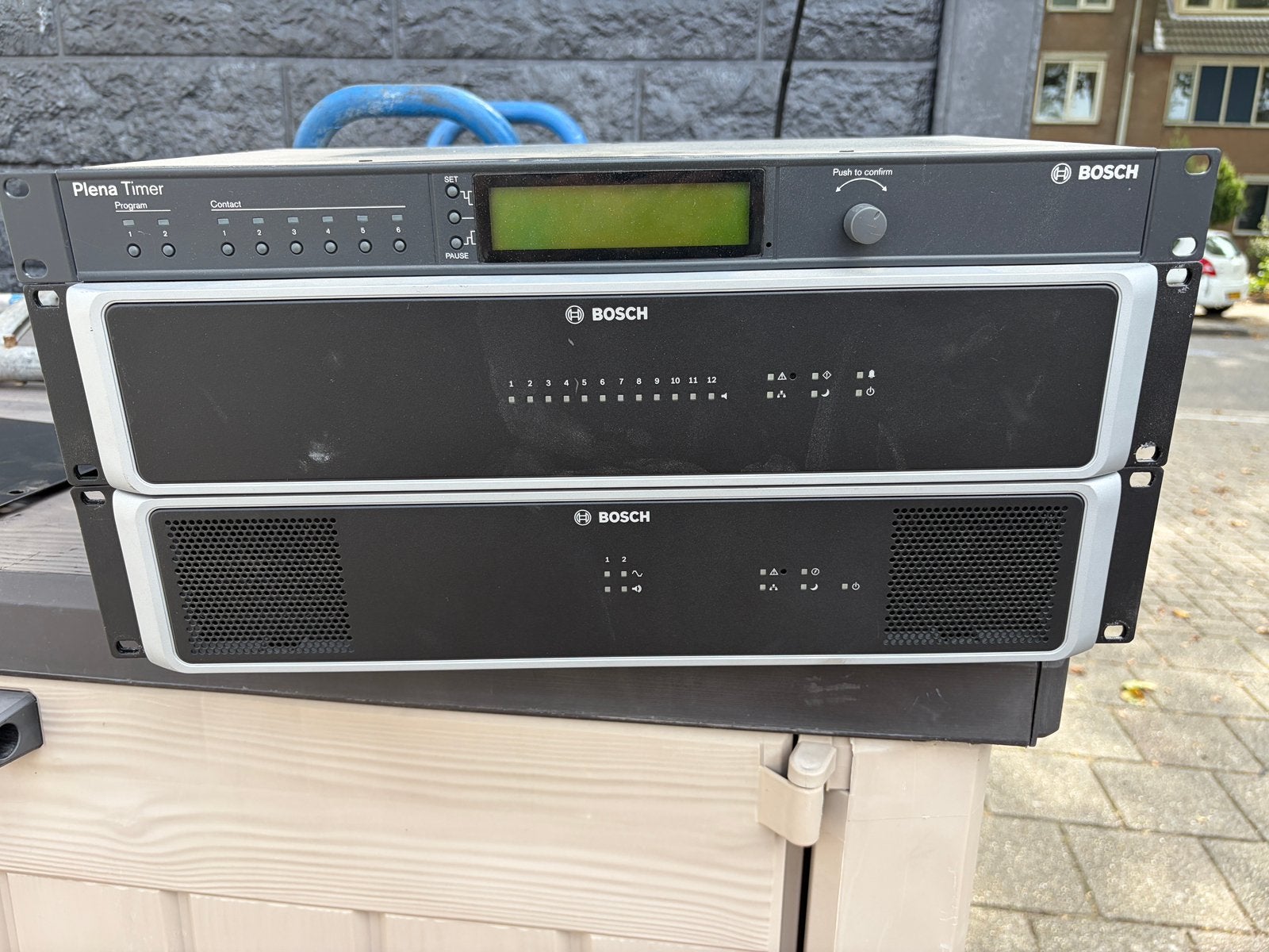 Bosch plena diverse, Muziek en Instrumenten, Versterkers | Keyboard, Monitor en PA, Bosch, Ophalen of Verzenden, Zo goed als nieuw