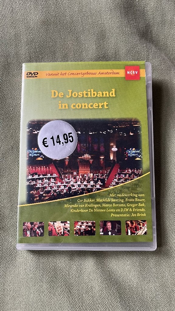 jostiband dvd, Alle leeftijden, Ophalen of Verzenden, Zo goed als nieuw