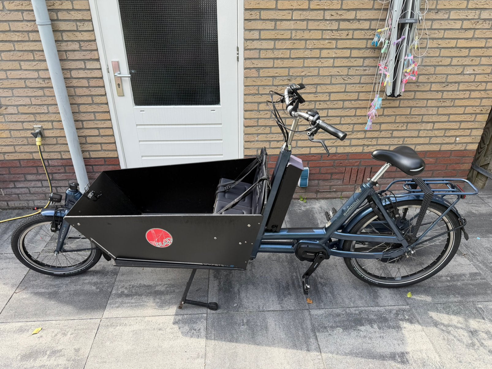 Bakfiets . Nl shadow steps cargo long, Ophalen of Verzenden, Zo goed als nieuw, 2 kinderen, Huif