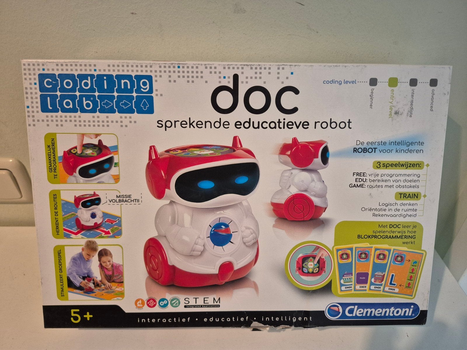 Clementoni DOC Spreekende Educatieve Robot, Kinderen en Baby's, Speelgoed | Educatief en Creatief, Ophalen, Zo goed als nieuw