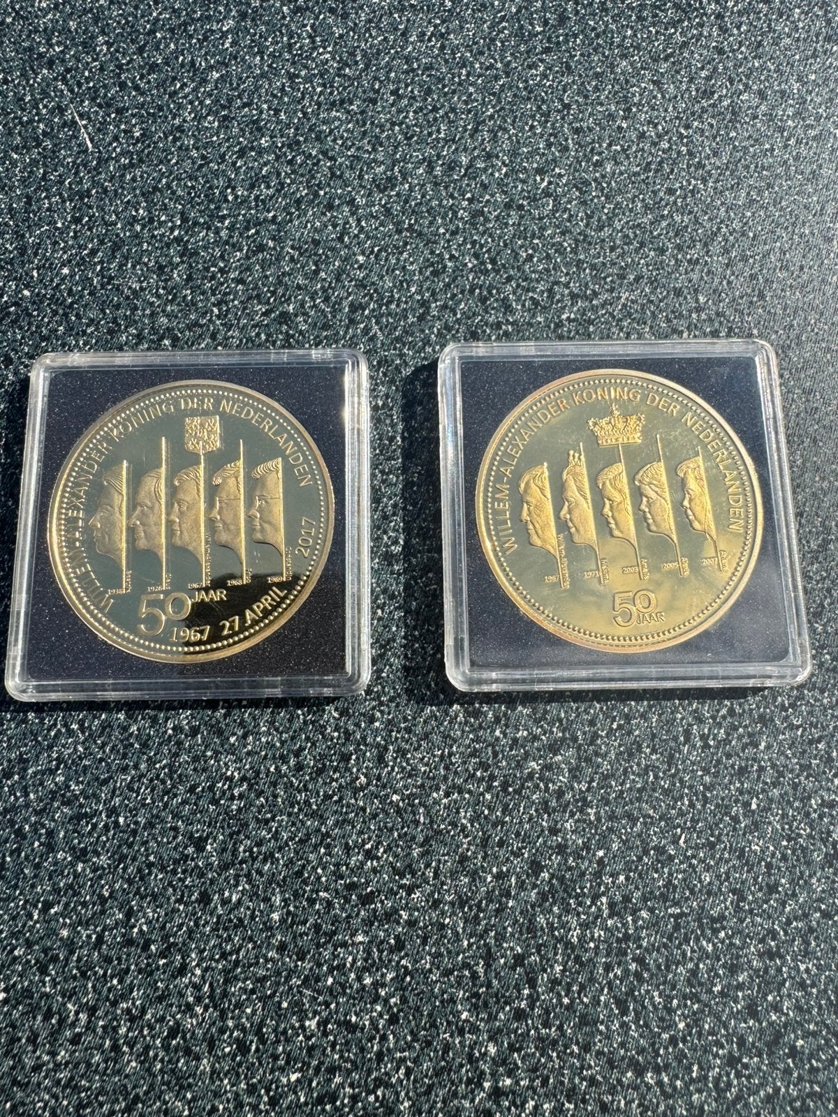 Set nieuwe munten koning Willem Alexender 50 jaar, Setje, Koningin Beatrix, Goud, Overige waardes