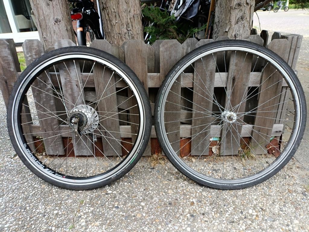 Voorwiel en achterwiel 26 inch, Fietsen en Brommers, Fietsonderdelen, Ophalen