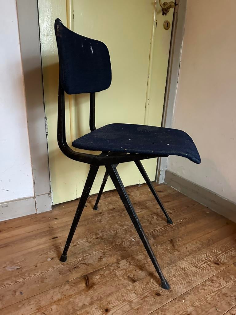 Vintage stoel Ahrend De Cirkel Friso Kramer Result stoel, Huis en Inrichting, Ophalen, Zo goed als nieuw, Eén