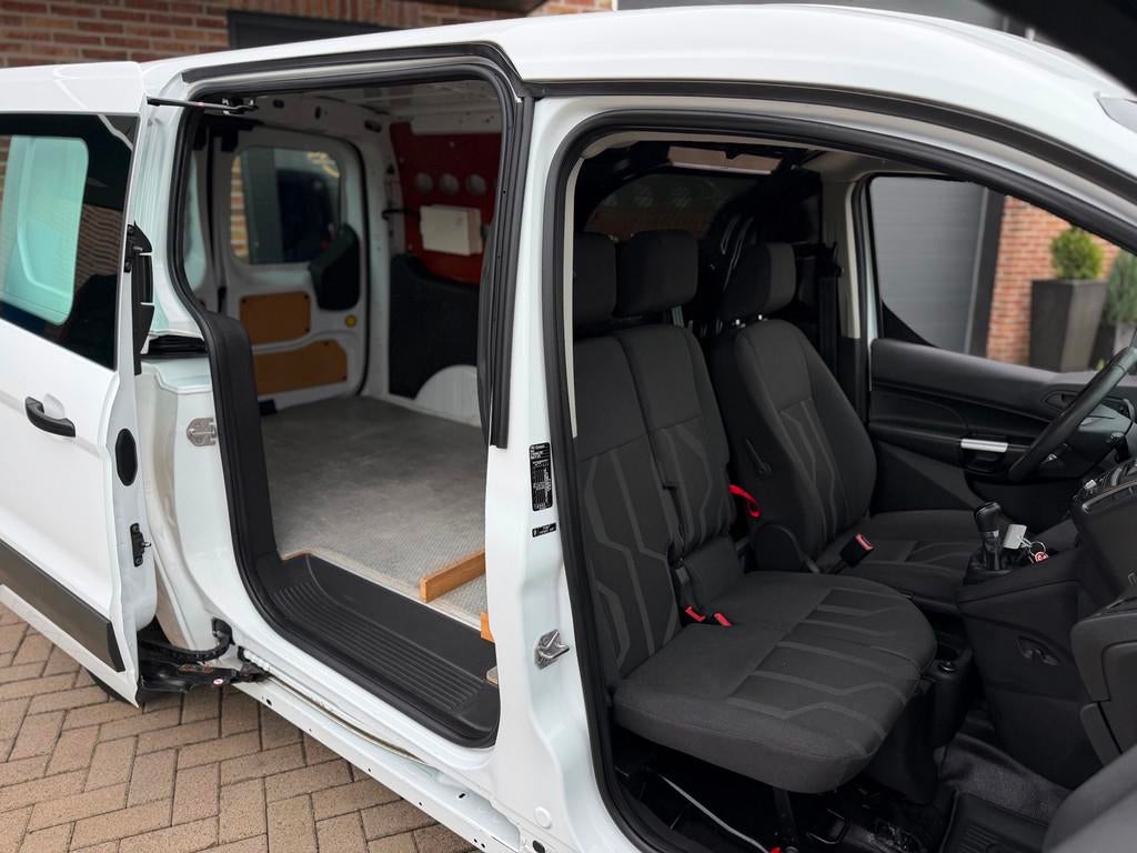 Ford Transit Connect 1.5 TDCI L2 Trend Lang 3 Persoons Airco, Auto's, 101 pk, Gebruikt, Euro 6, 4 cilinders