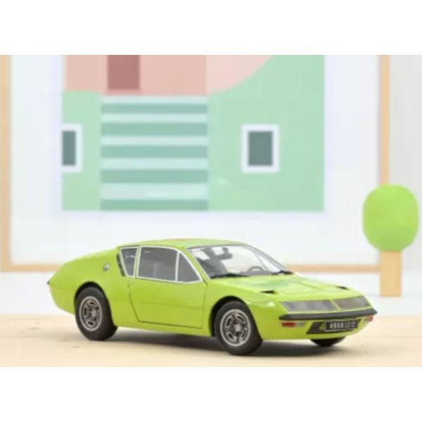 Renault Alpine 310 1600 1975 Tilleul Groen Schaal 1/18 Norev, Hobby en Vrije tijd, Modelauto's | 1:18, Auto, Norev, Ophalen of Verzenden