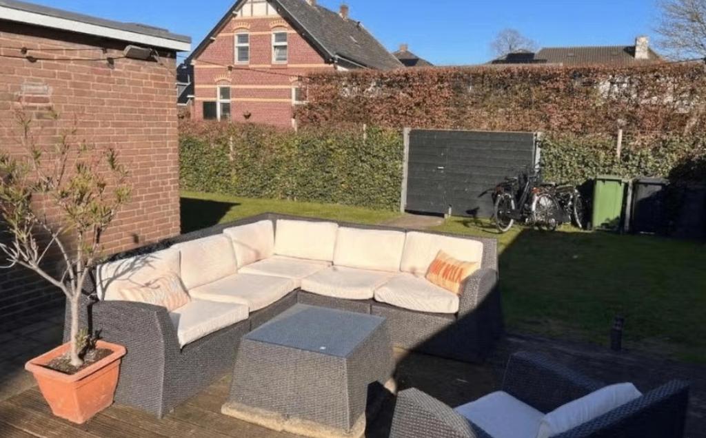 Lounge set, Ophalen, Wicker, Bank, Loungeset