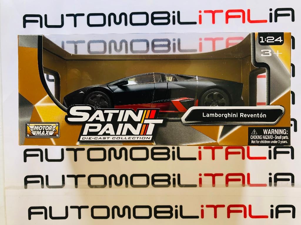 Lamborghini Reventon Nero MotorMax 1:24, Ophalen of Verzenden, Nieuw, Auto, Motormax