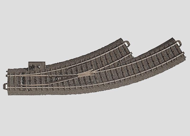 Märklin H0 1x 24671 & 2x 24672 Digitale wissels met lantaarn, Gelijkstroom of Wisselstroom, Rails, Ophalen of Verzenden, Zo goed als nieuw