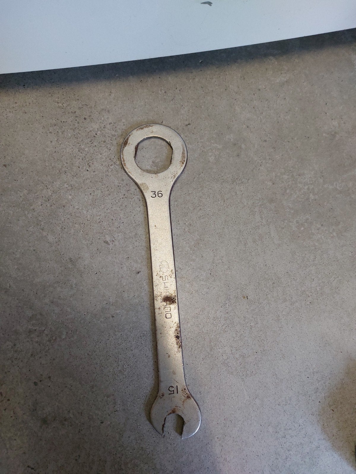 vintage retro schimano fiets gereedschap krank 36 trapper 15, Ophalen of Verzenden, Gebruikt