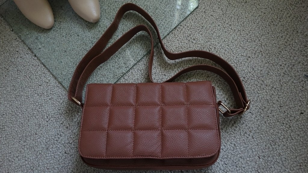 nieuwe echt leren tas cognac, Verzenden, Nieuw, Bruin, Schoudertasje