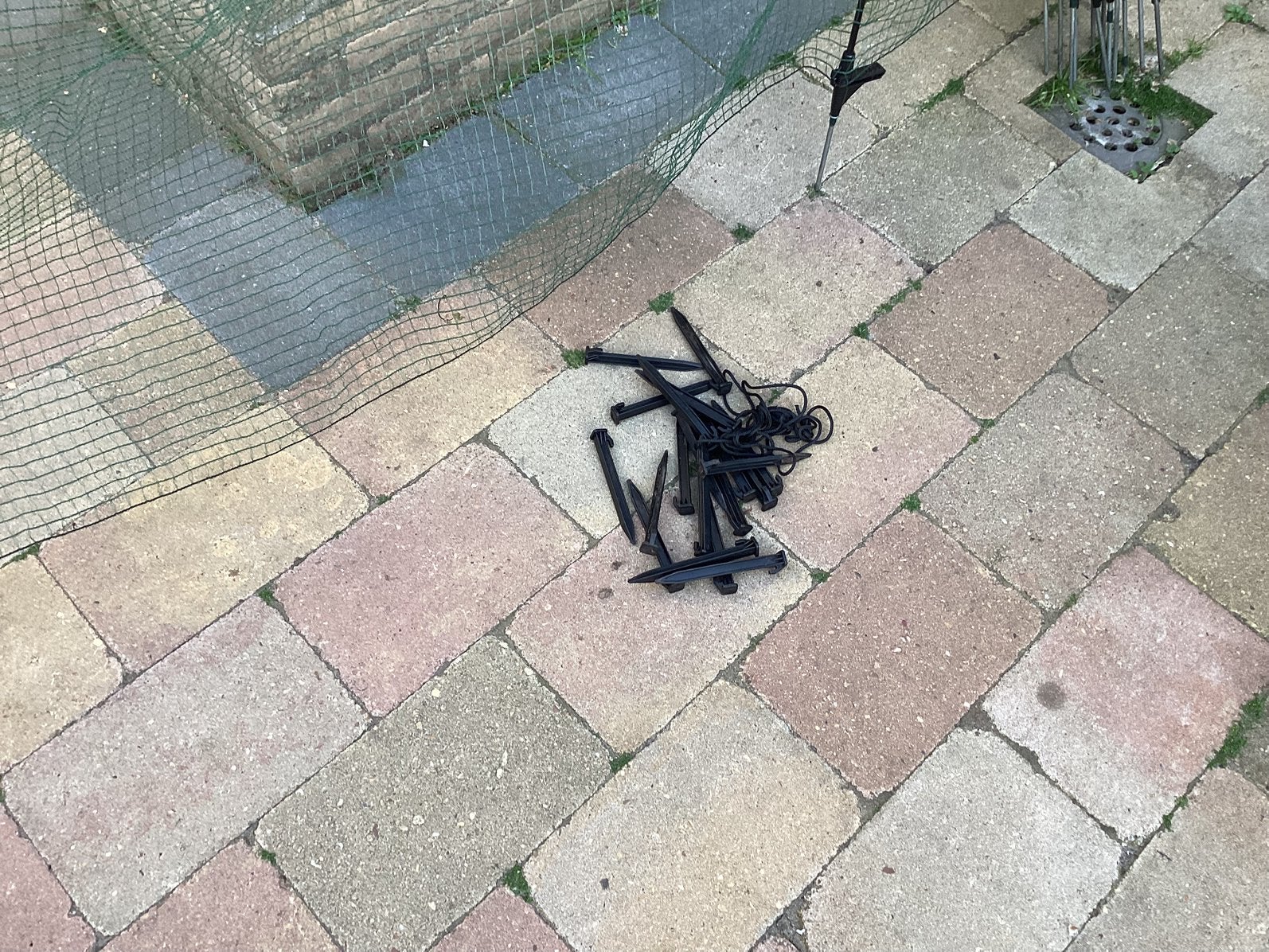 Omheiningsnet / afrasteringsnet/ campingnet/hondenomheining, Ophalen, Zo goed als nieuw