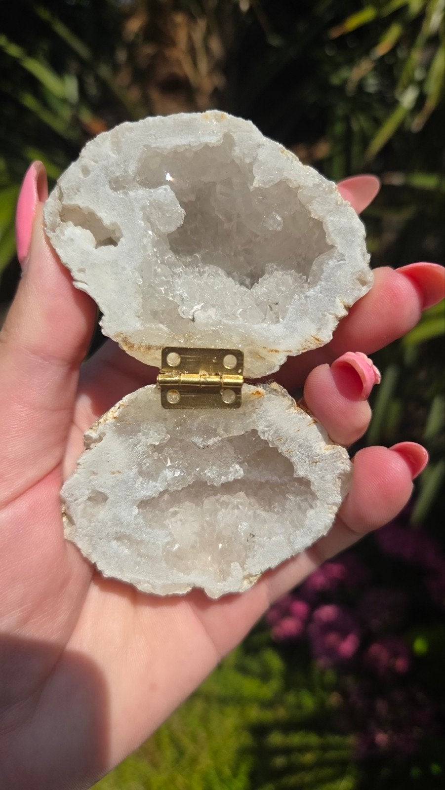 Bergkristal Doosje - Uniek Geode Sieradendoosje