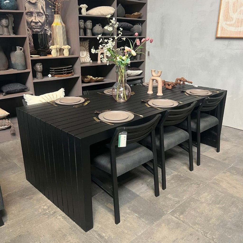 Blaze Tuinset | Showroommodel, Ophalen, Gebruikt, 6 zitplaatsen, Aluminium
